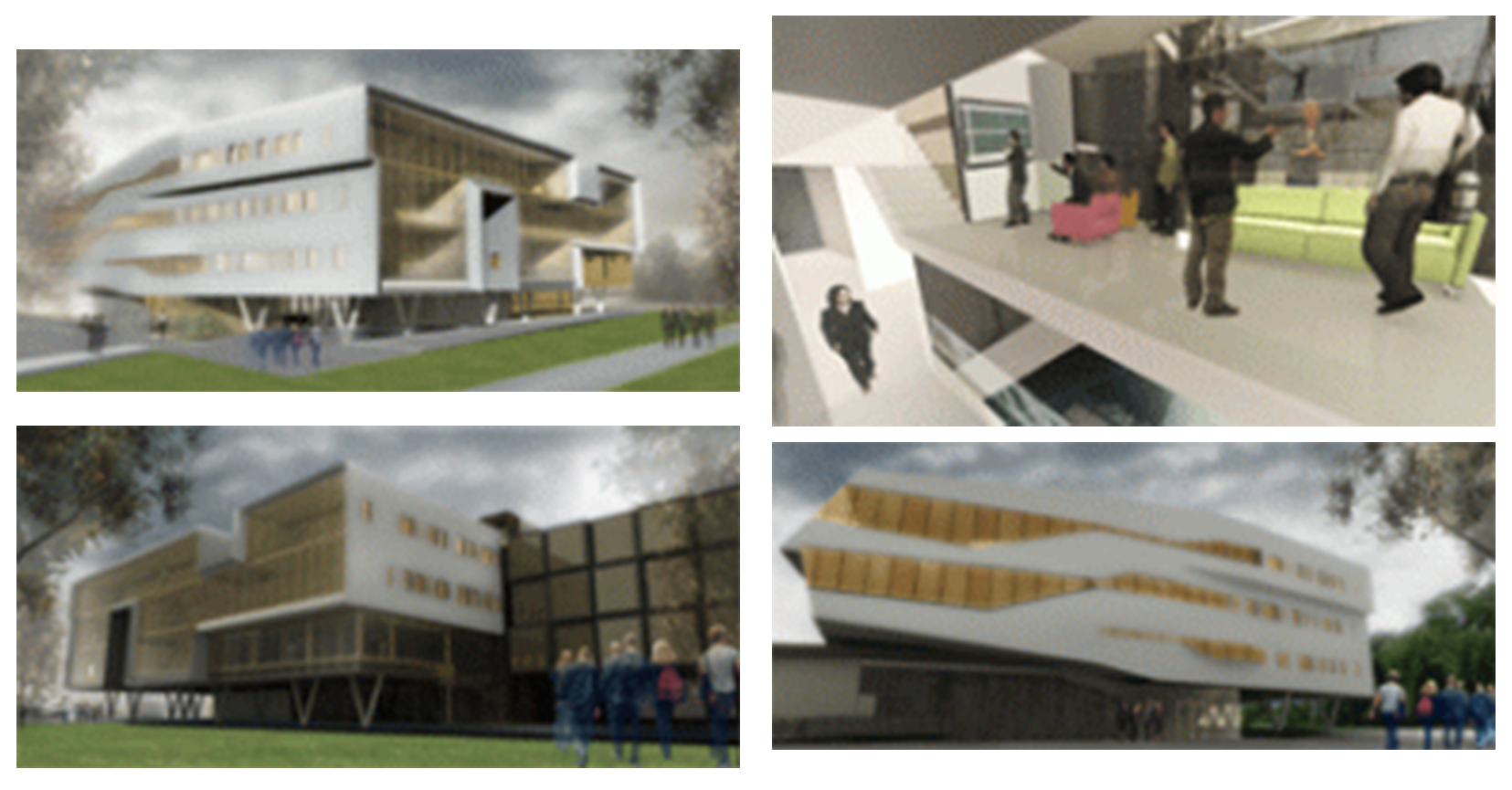 Building plans for the Stephen Hawkings centre at PI