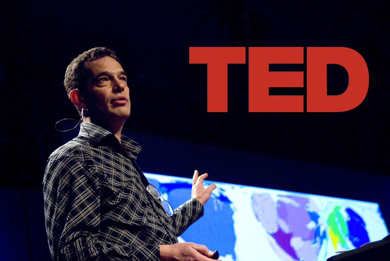 Neil Turok giving his TED talk